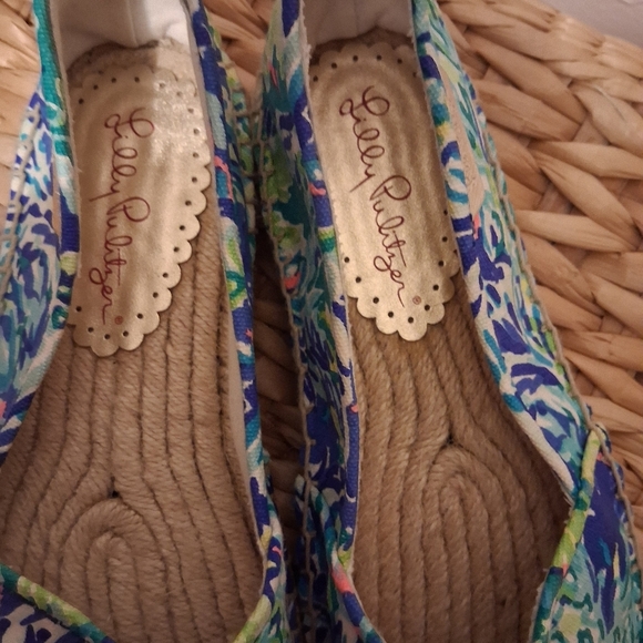 Lilly Pulitzer Lia Espadrille Clolrful Summer Vacation NWOT 8 - Picture 4 of 6
